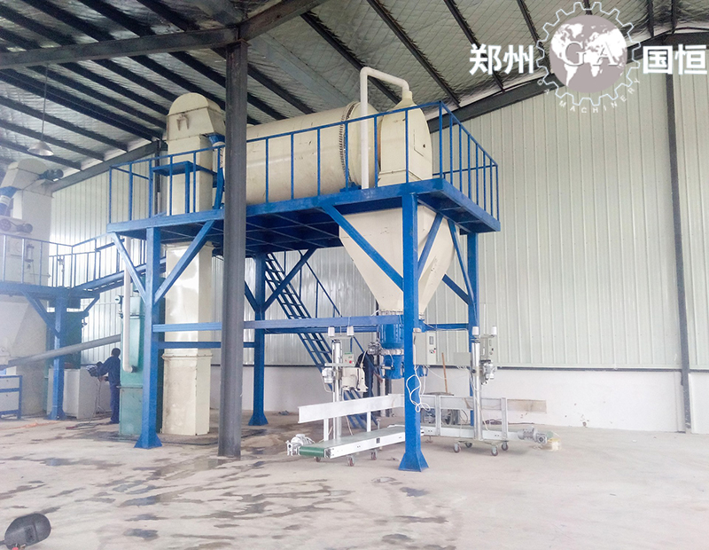 節能型(半自動)保溫砂漿生產線安裝案例